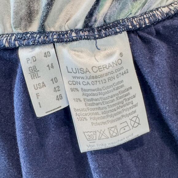 Luisa Cerano, Designer Abstract Tie Dye Zip Up Blouse Jacket, Women's 10 - Picture 10 of 13